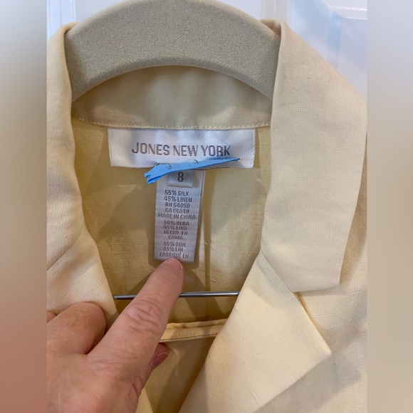 Women’s Jones New York 2 Piece Suit Set Jacket & Long Wrap Skirt Size 8 - Picture 2 of 7